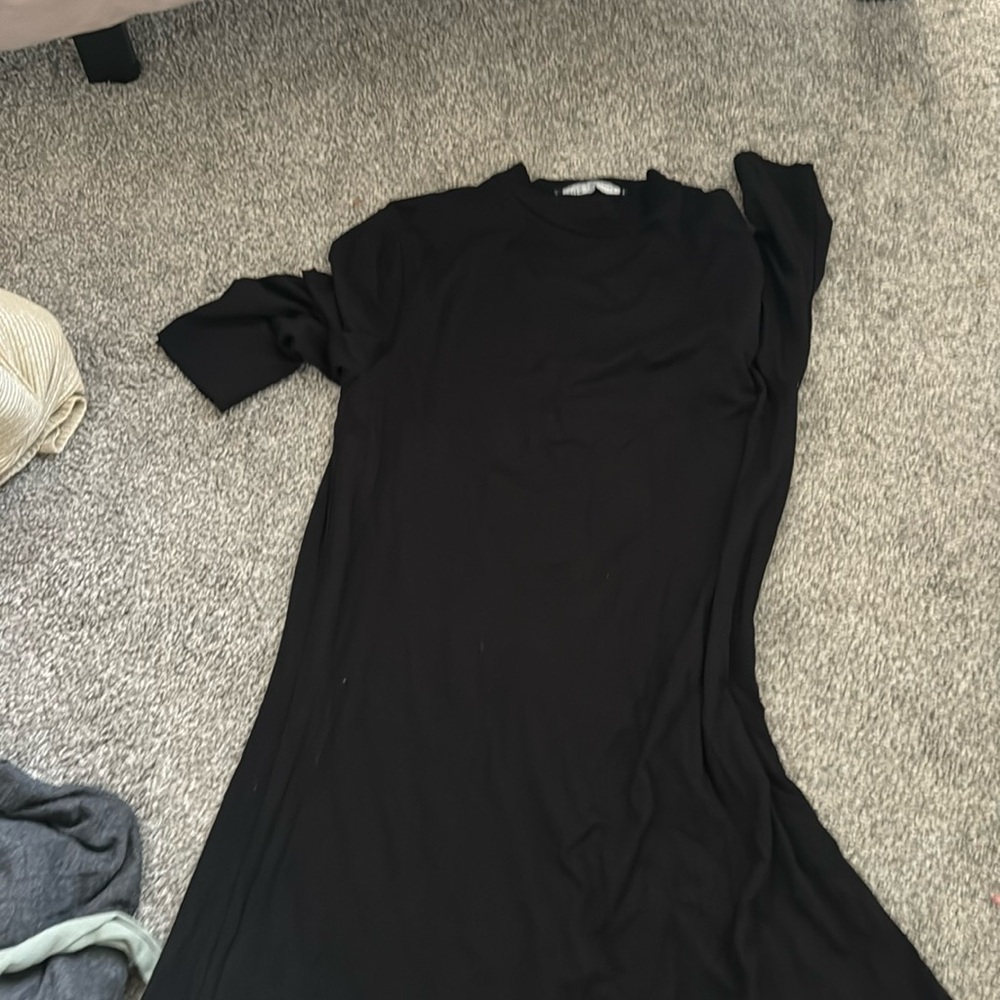 Large black dress